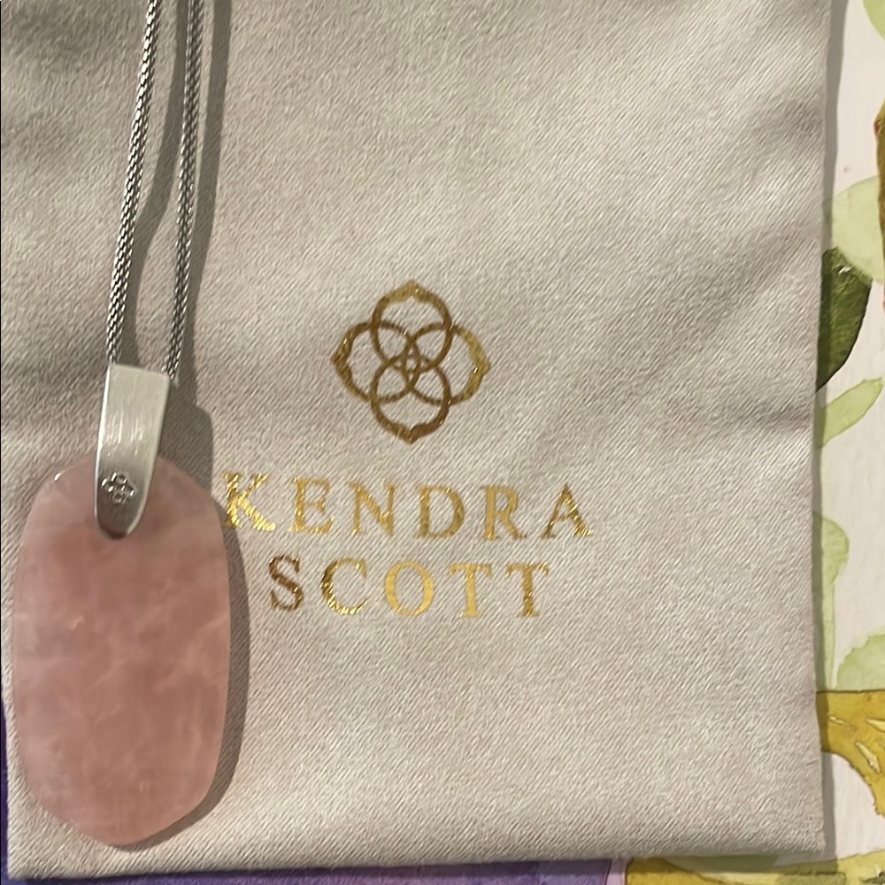 Kendra Scott Pink Pendant Necklace
